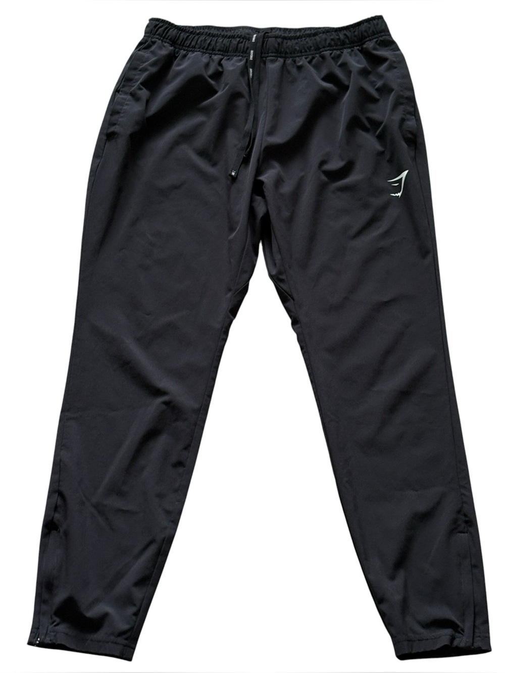 Gymshark Arrival Black Woven Mens Joggers Size Medium Drawstrings